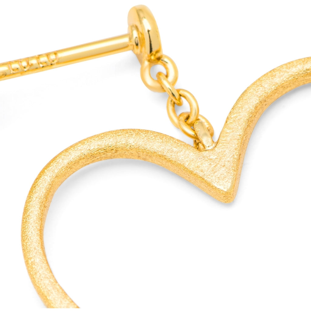 LULU Copenhagen Love Free Ohrring 1 stück Ear stud, 1 pcs Vergoldet