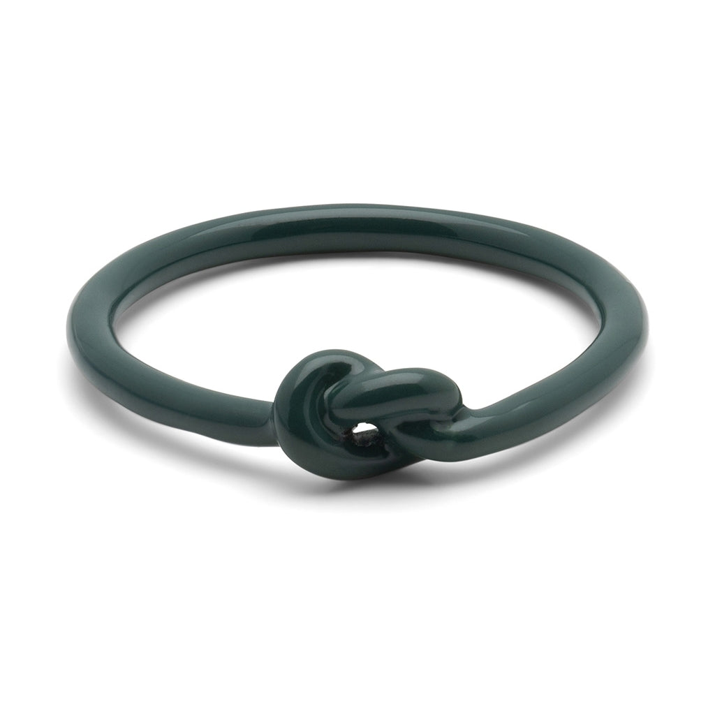 LULU Copenhagen Love Knot Ring Rings North Sea Green