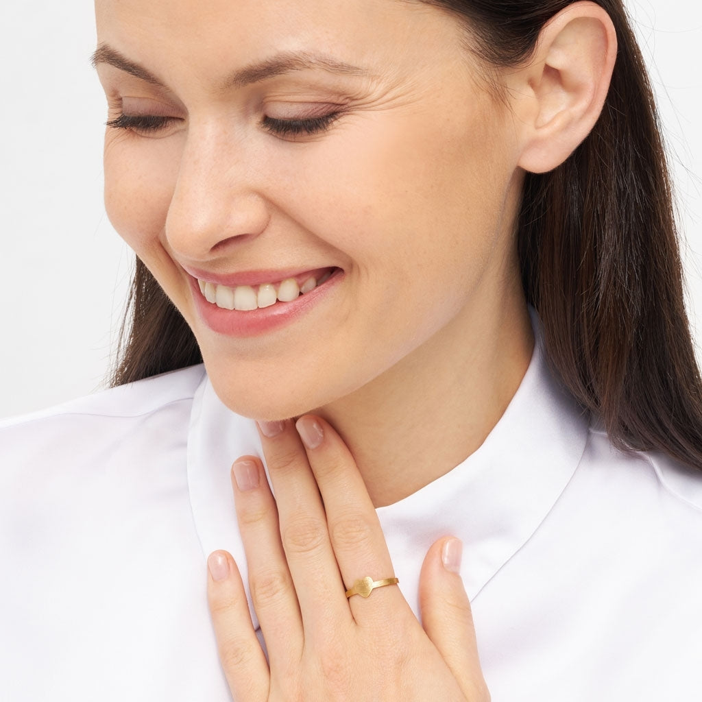 LULU Copenhagen Love Ring Rings Vergoldet