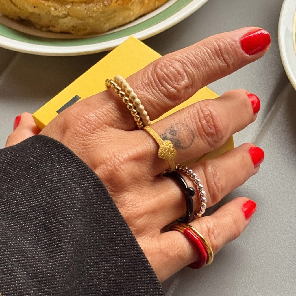 LULU Copenhagen Love Ring Rings Vergoldet