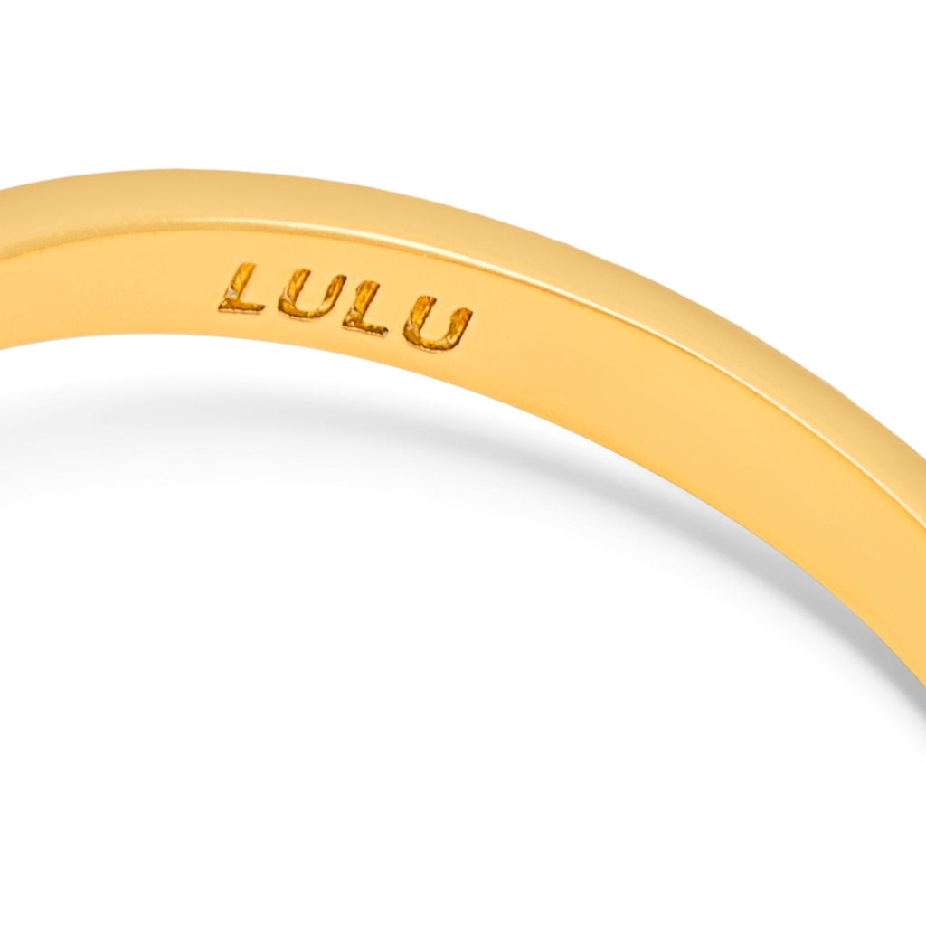 LULU Copenhagen Love Ring Rings Vergoldet