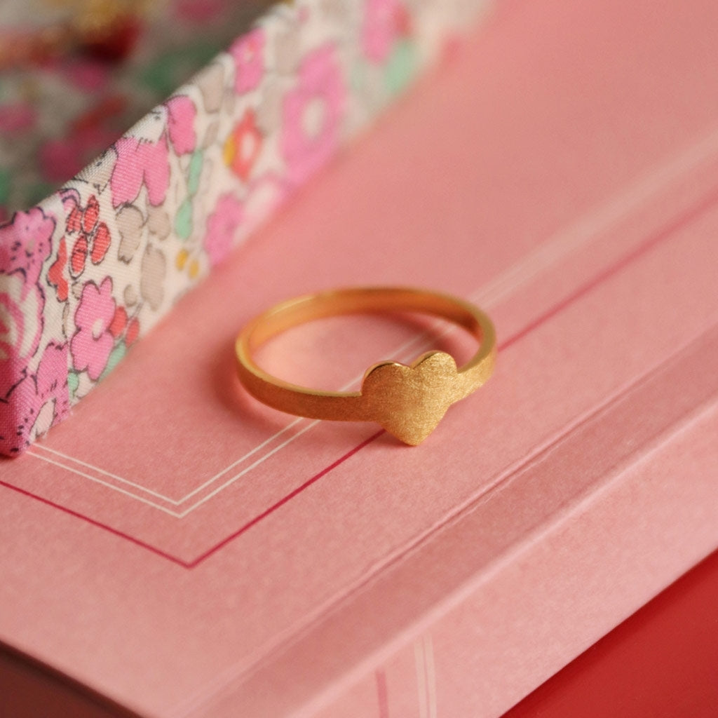 LULU Copenhagen Love Ring Rings Vergoldet