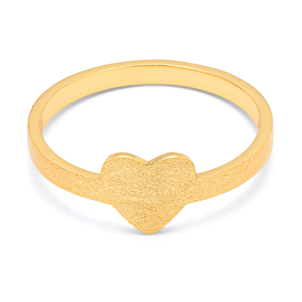 LULU Copenhagen Love Ring Rings Vergoldet