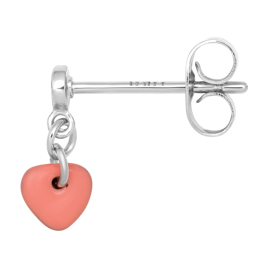 LULU Copenhagen Love U Dangling Ohrring 1 stück Ear stud, 1 pcs Burnt Coral