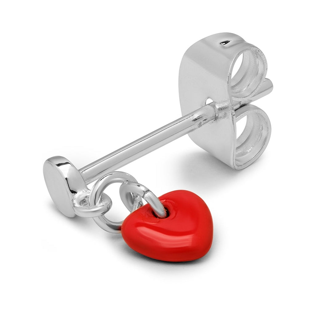 LULU Copenhagen Love U Dangling Ohrring 1 stück Ear stud, 1 pcs Lippenstift Rot