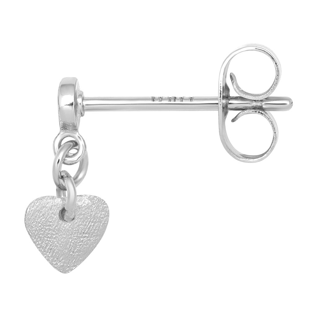 LULU Copenhagen Love U Dangling Ohrring 1 stück Ear stud, 1 pcs Silver Plated