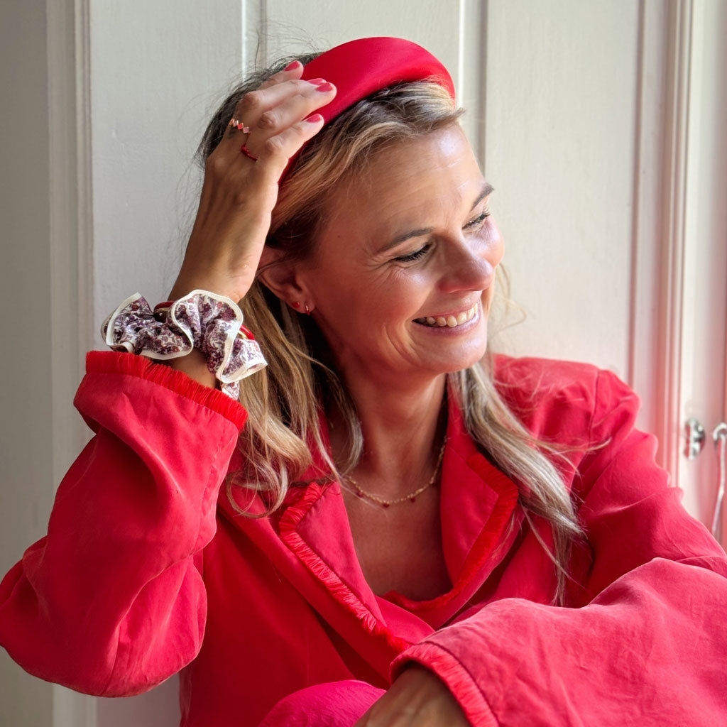 LULU Copenhagen Love U Halskette vergoldet Necklaces Passion Red