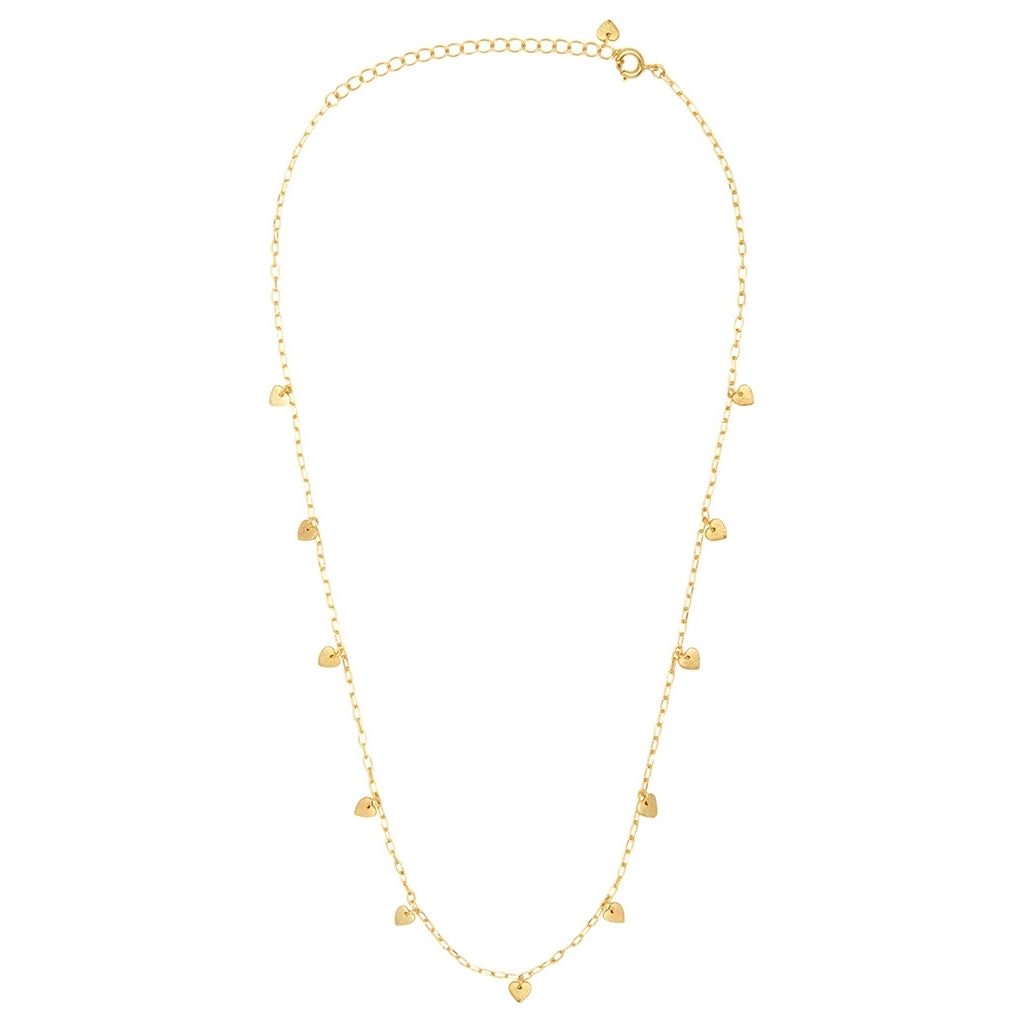 LULU Copenhagen Love U Halskette vergoldet Necklaces Vergoldet