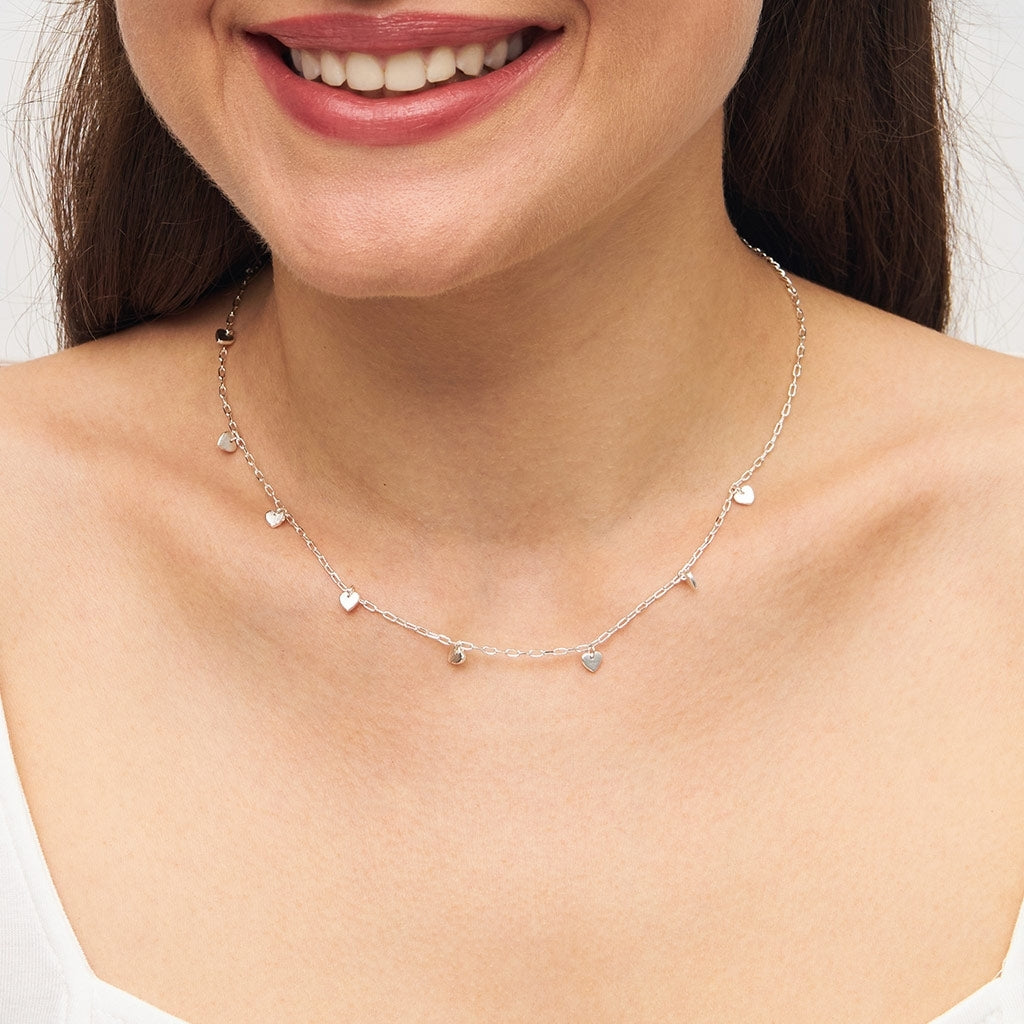 LULU Copenhagen Love U Halskette versilbert Necklaces Silver Plated