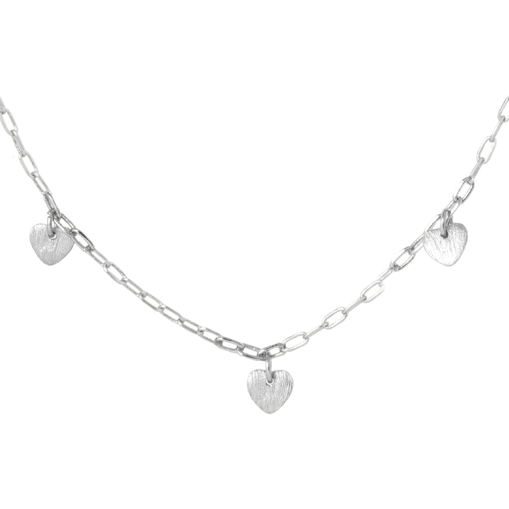 LULU Copenhagen Love U Halskette versilbert Necklaces Silver Plated