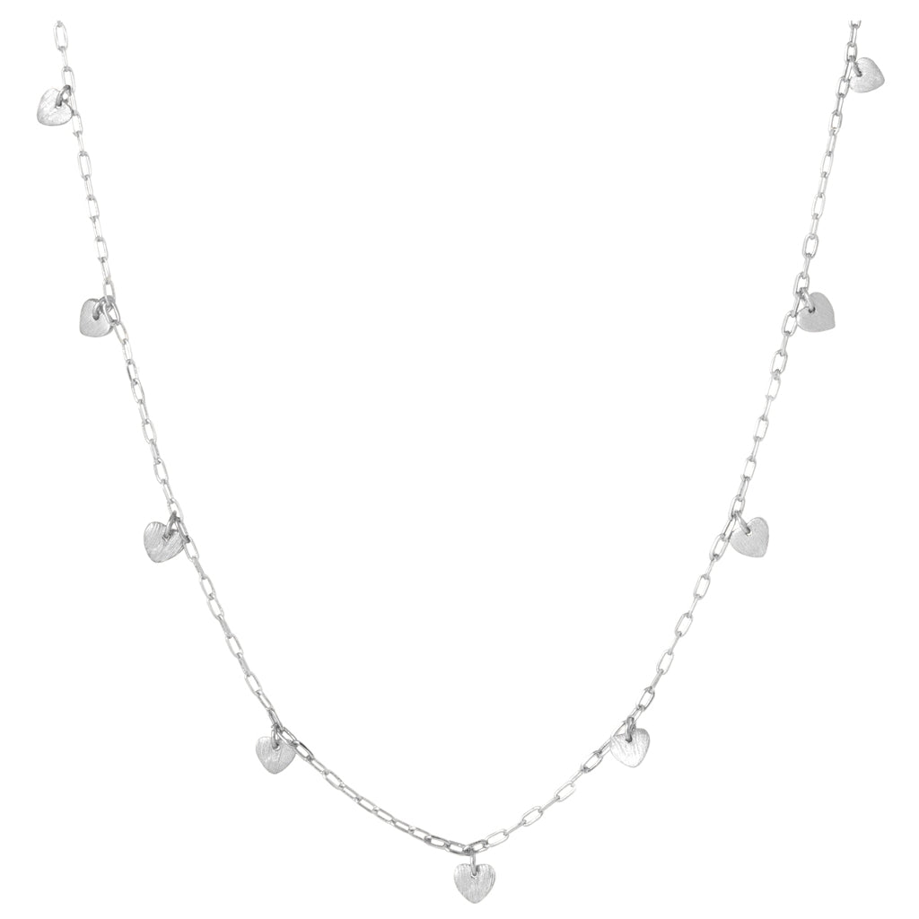 LULU Copenhagen Love U Halskette versilbert Necklaces Silver Plated