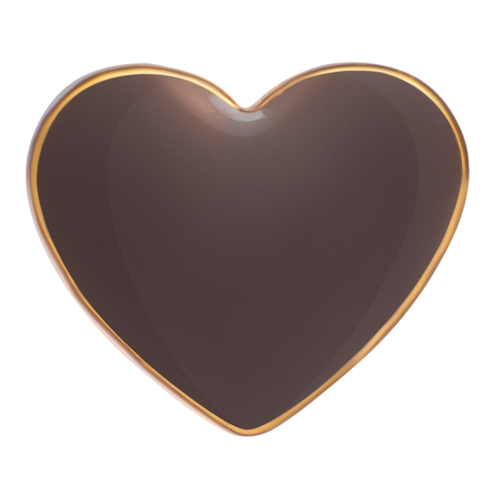 LULU Copenhagen Love U Ohrring 1 stück Ear stud, 1 pcs Cocoa Powder