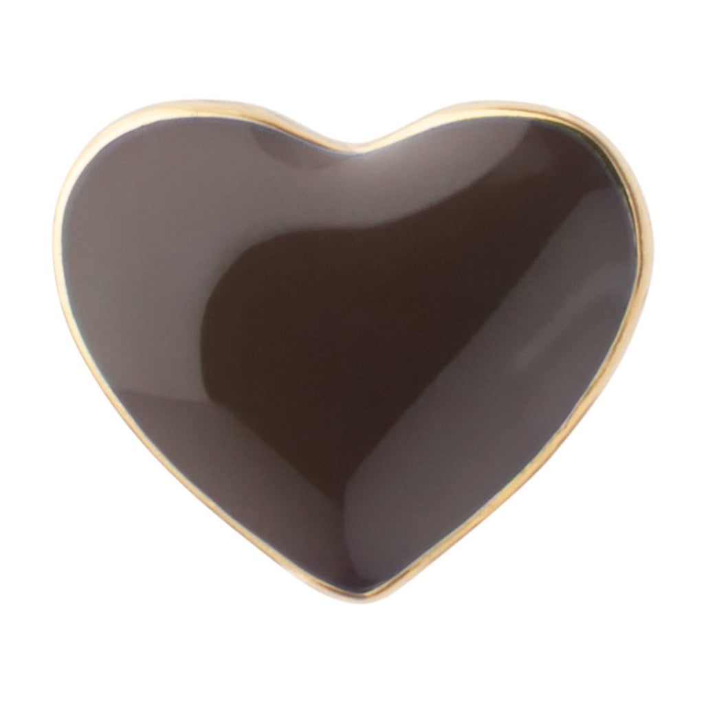 LULU Copenhagen Love U Ohrring 1 stück Ear stud, 1 pcs Cocoa Powder