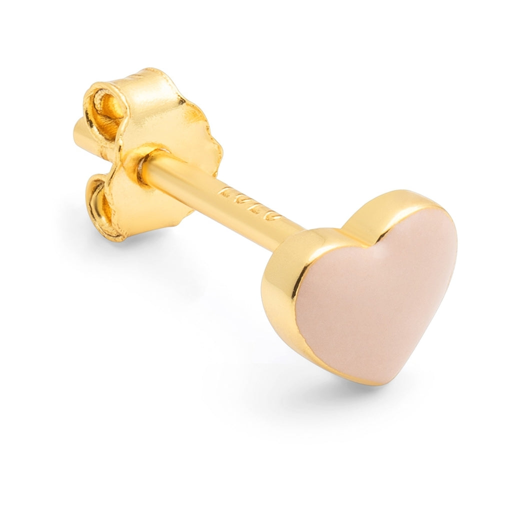 LULU Copenhagen Love U Ohrring 1 stück Ear stud, 1 pcs Dusty Peach