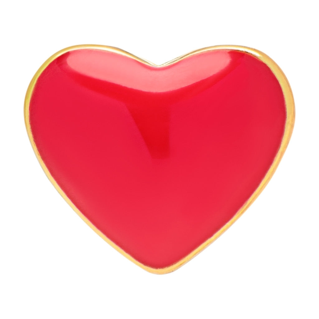 LULU Copenhagen Love U Ohrring 1 stück Ear stud, 1 pcs Hot Coral