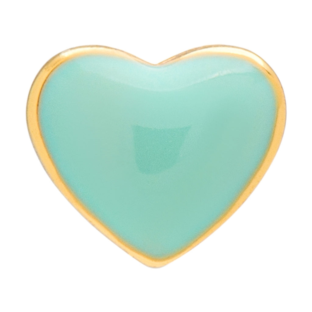 LULU Copenhagen Love U Ohrring 1 stück Ear stud, 1 pcs Minze