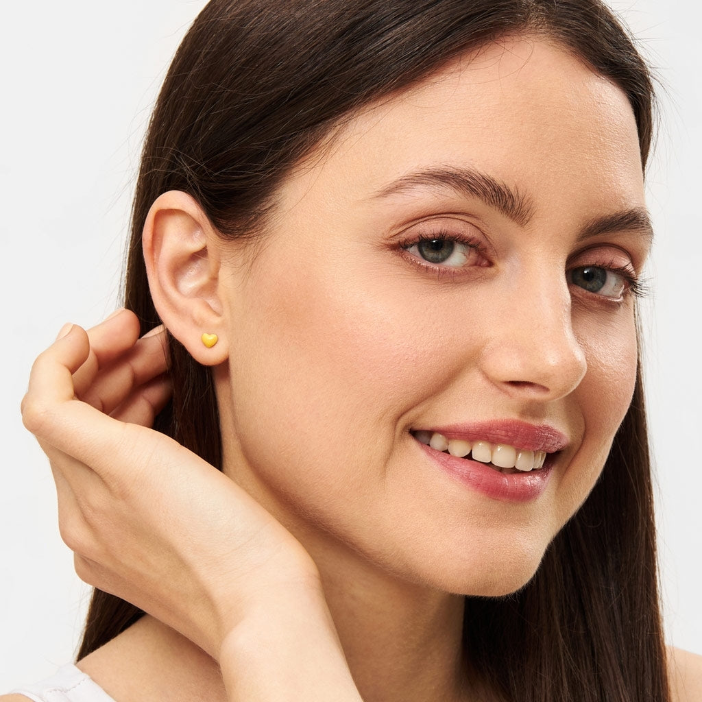LULU Copenhagen Love U Ohrring 1 stück Ear stud, 1 pcs Sunflower