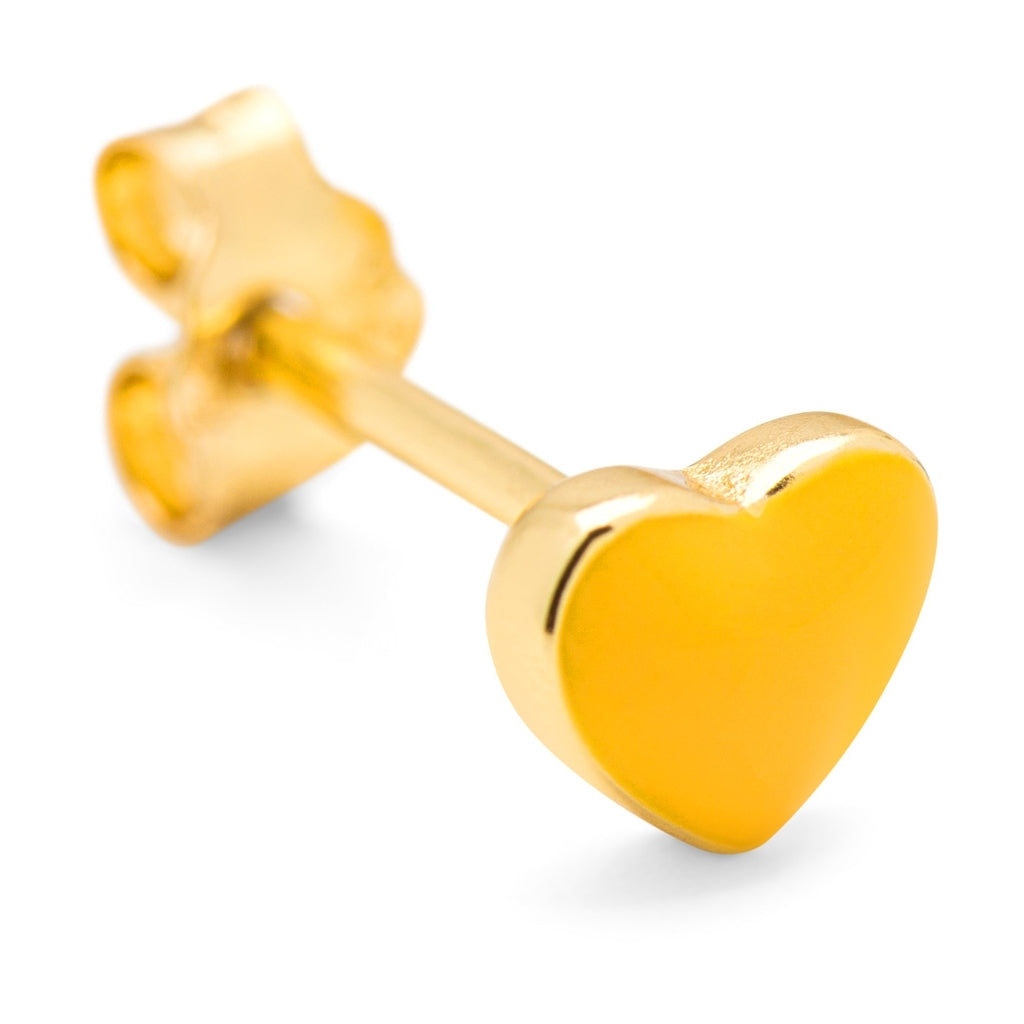 LULU Copenhagen Love U Ohrring 1 stück Ear stud, 1 pcs Sunflower