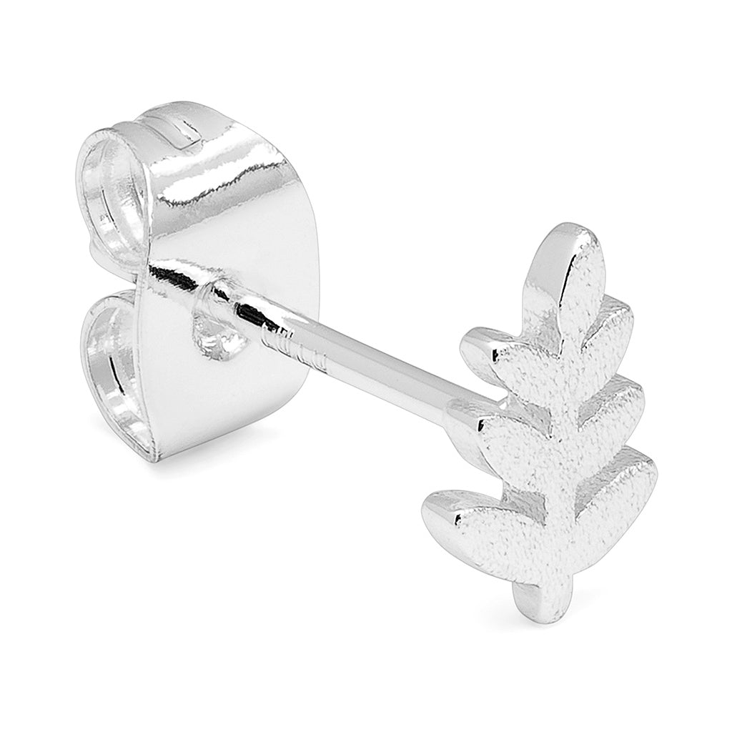 LULU Copenhagen Olive Branch 1 stück Ear stud, 1 pcs Silver Plated