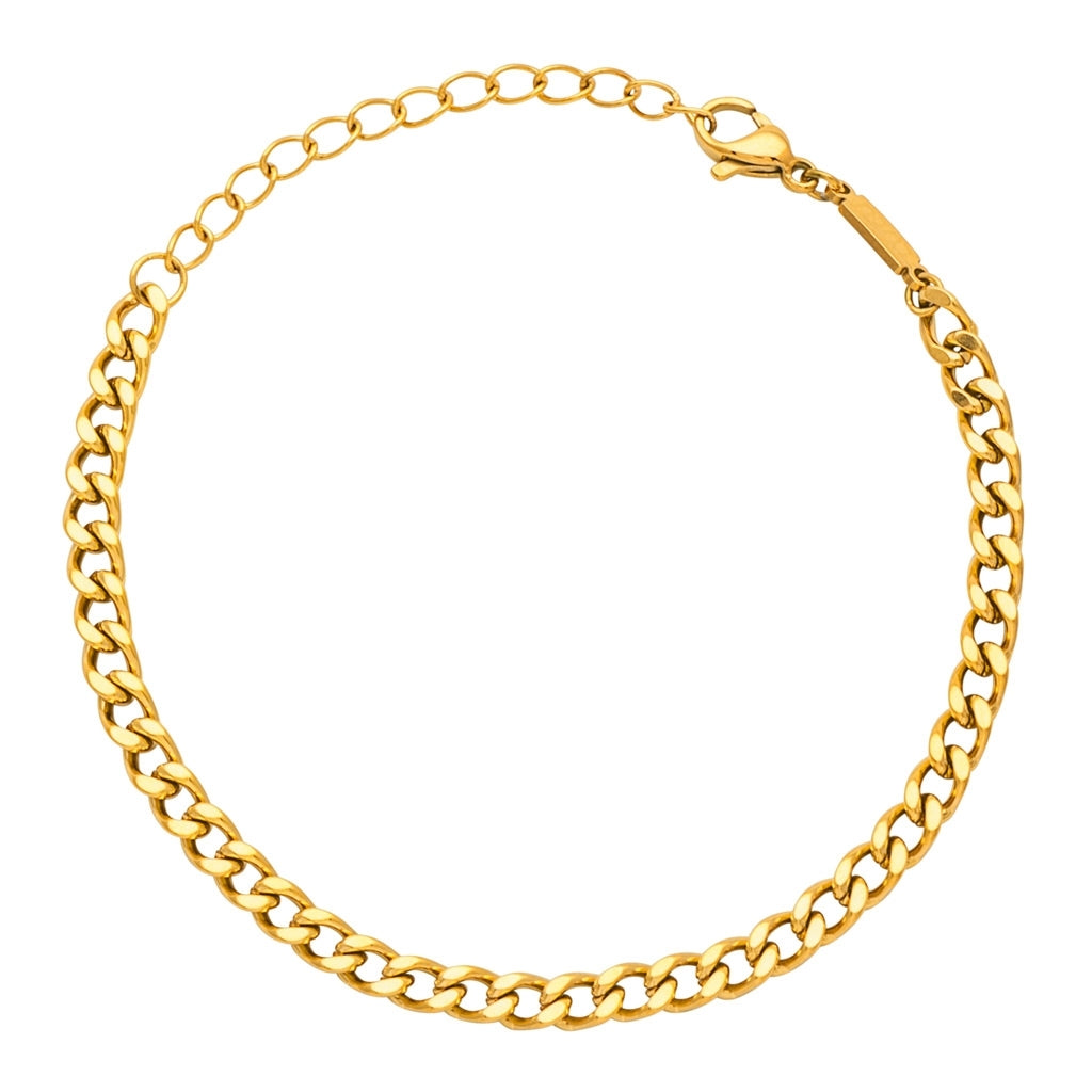 LULU Copenhagen Panzer Armband vergoldet Bracelets Vergoldet