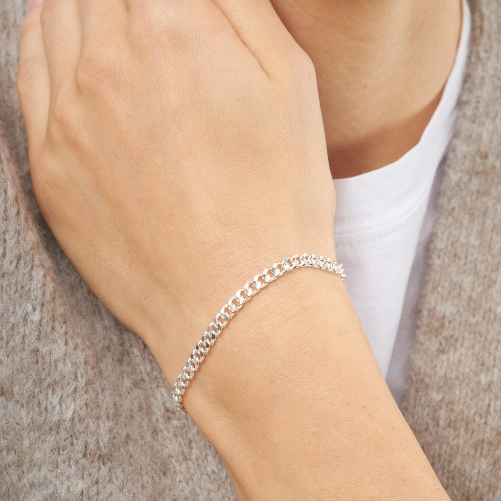 LULU Copenhagen Panzer Armband versilbert Bracelets Silver Plated