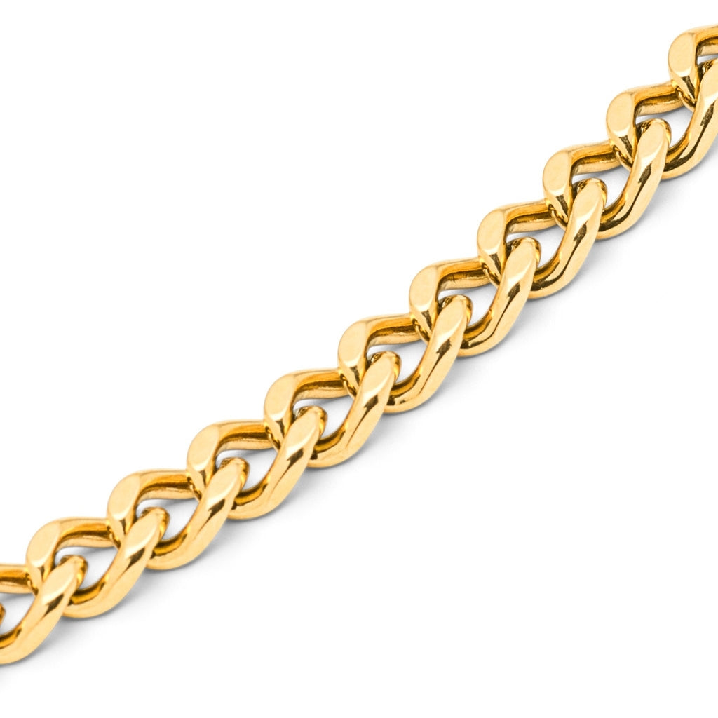 LULU Copenhagen Panzer Halskette vergoldet Necklaces Vergoldet