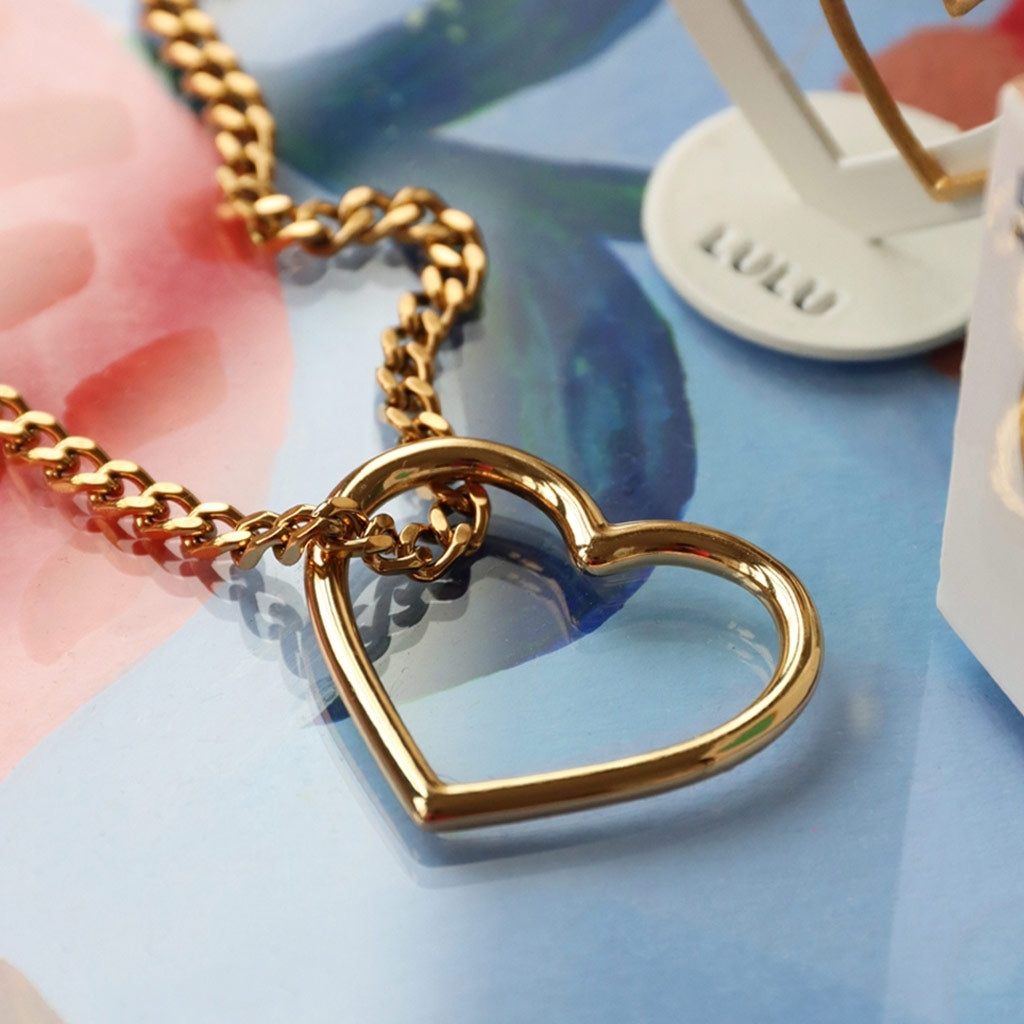 LULU Copenhagen Panzer Halskette vergoldet Necklaces Vergoldet