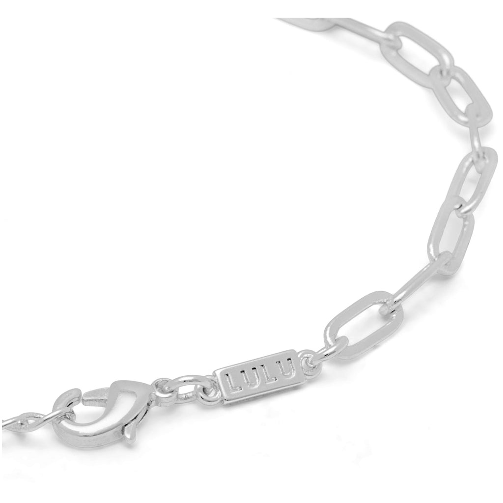 LULU Copenhagen Paperclip Armband versilbert Bracelets Silver Plated