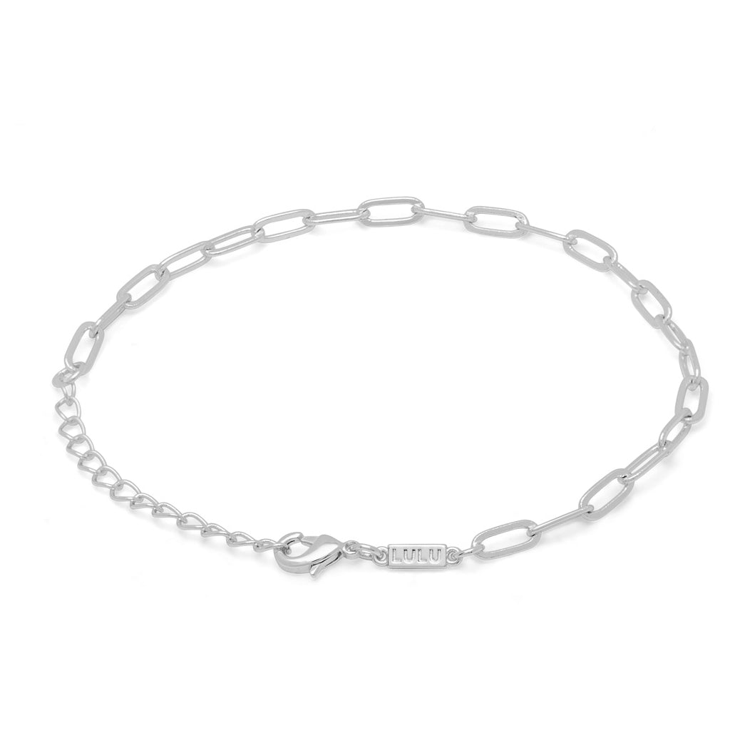 LULU Copenhagen Paperclip Armband versilbert Bracelets Silver Plated