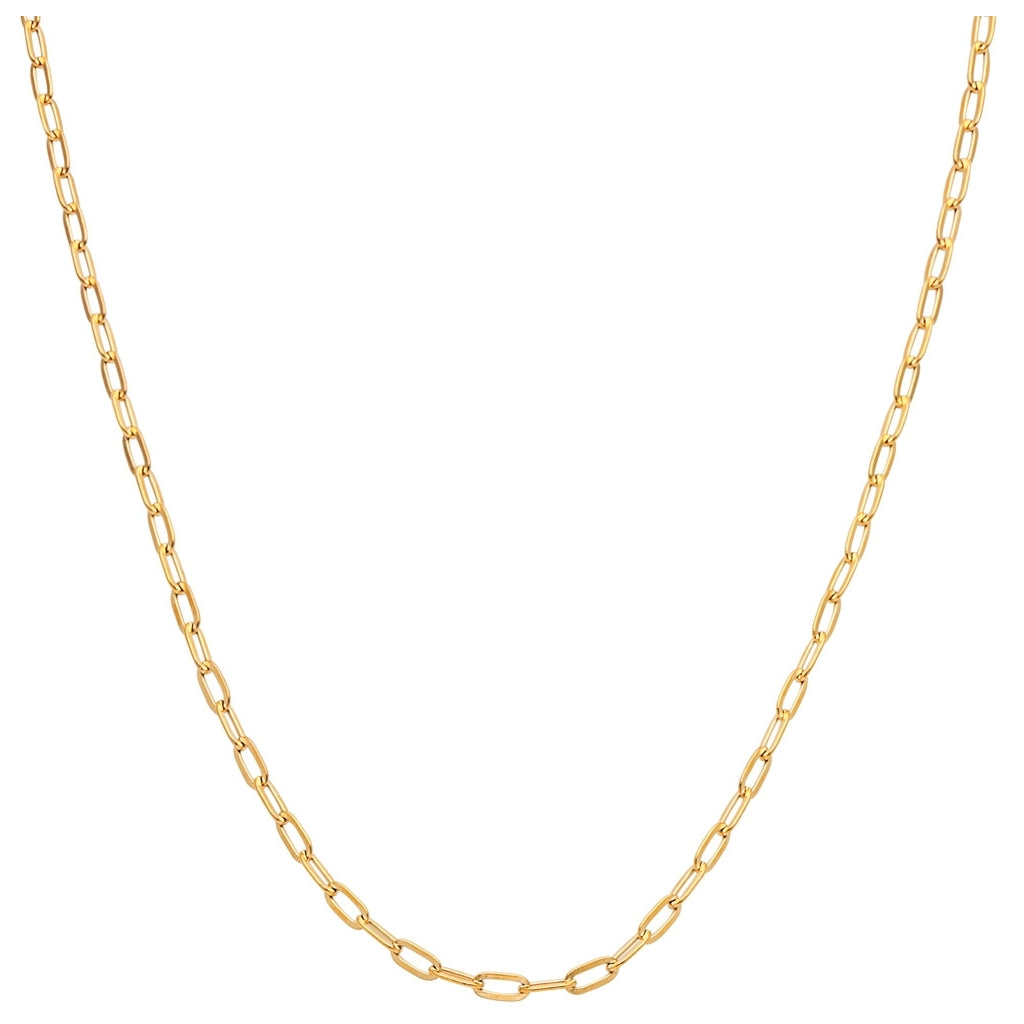LULU Copenhagen Paperclip Halskette vergoldet Necklaces Vergoldet