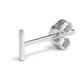 Pin Ohrring 1 stück - Silber