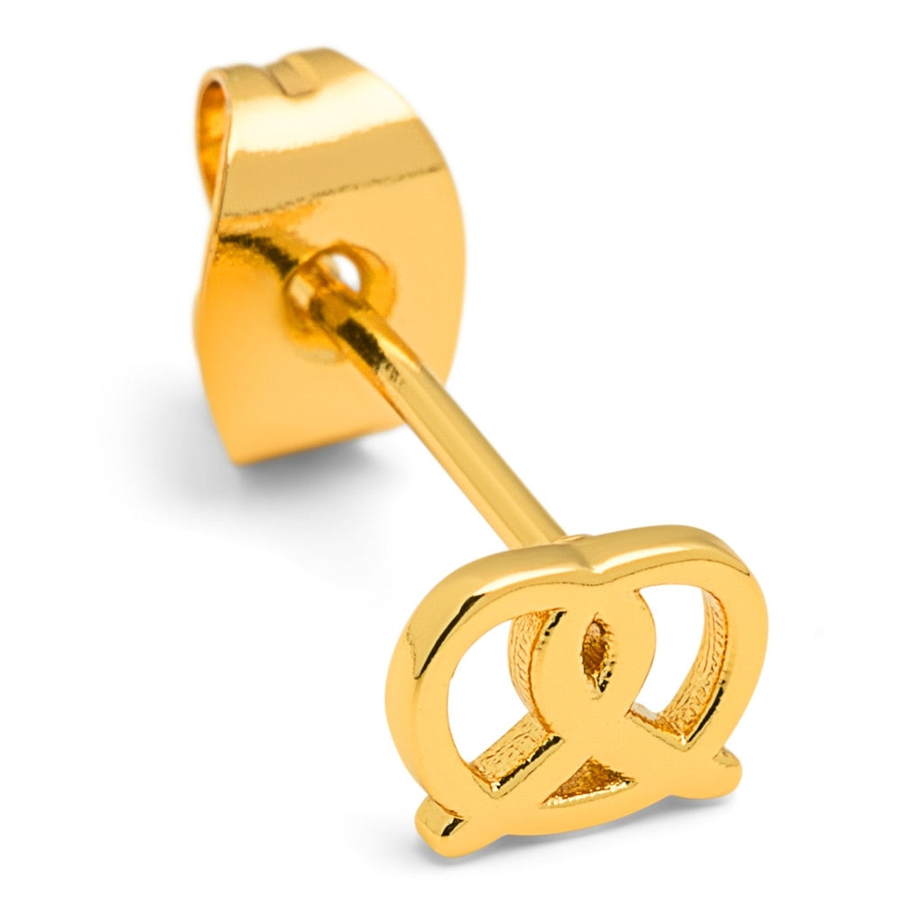 LULU Copenhagen Pretzel Ohrring 1 stück Ear stud, 1 pcs Vergoldet
