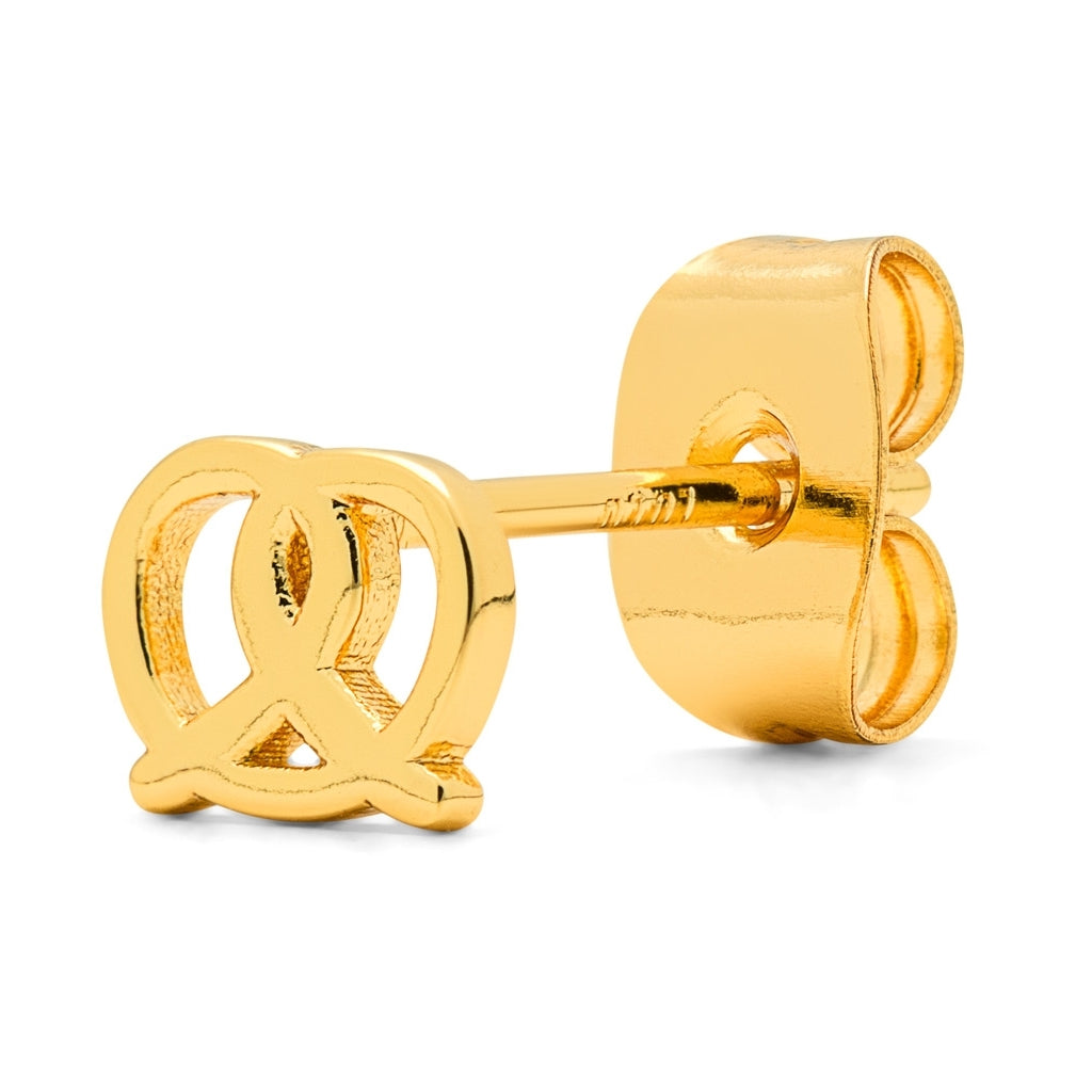 LULU Copenhagen Pretzel Ohrring 1 stück Ear stud, 1 pcs Vergoldet
