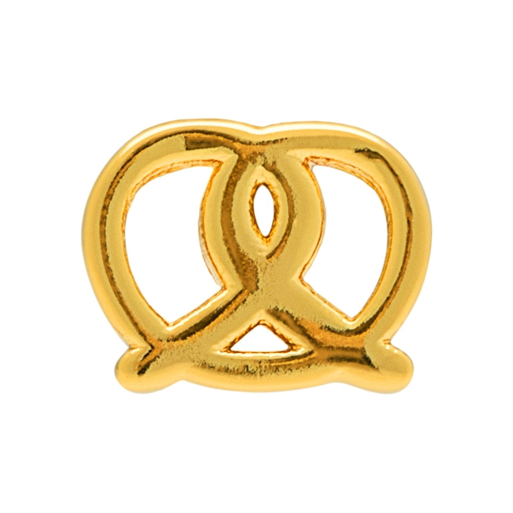 LULU Copenhagen Pretzel Ohrring 1 stück Ear stud, 1 pcs Vergoldet