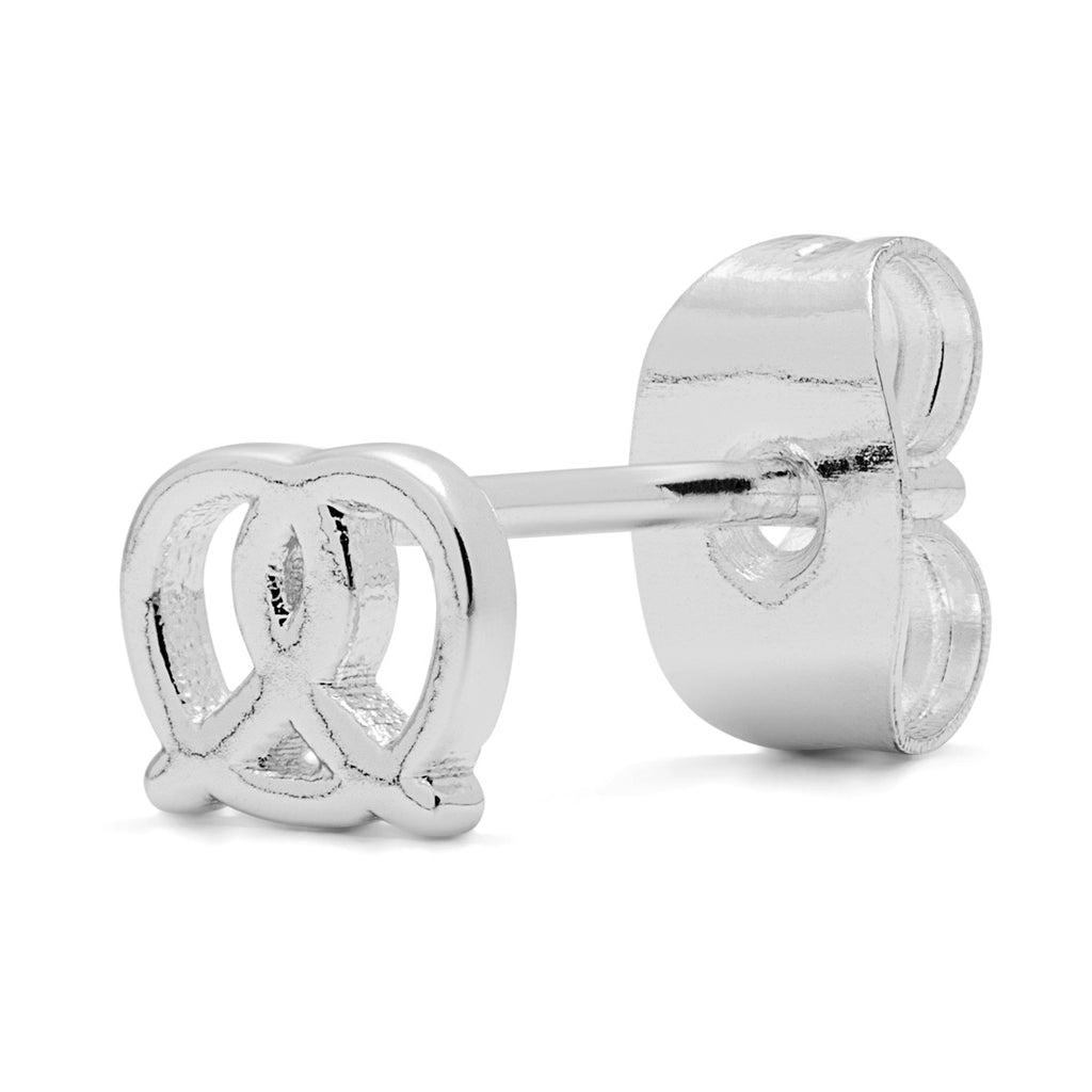 LULU Copenhagen Pretzel Ohrring 1 stück Ear stud, 1 pcs Silber