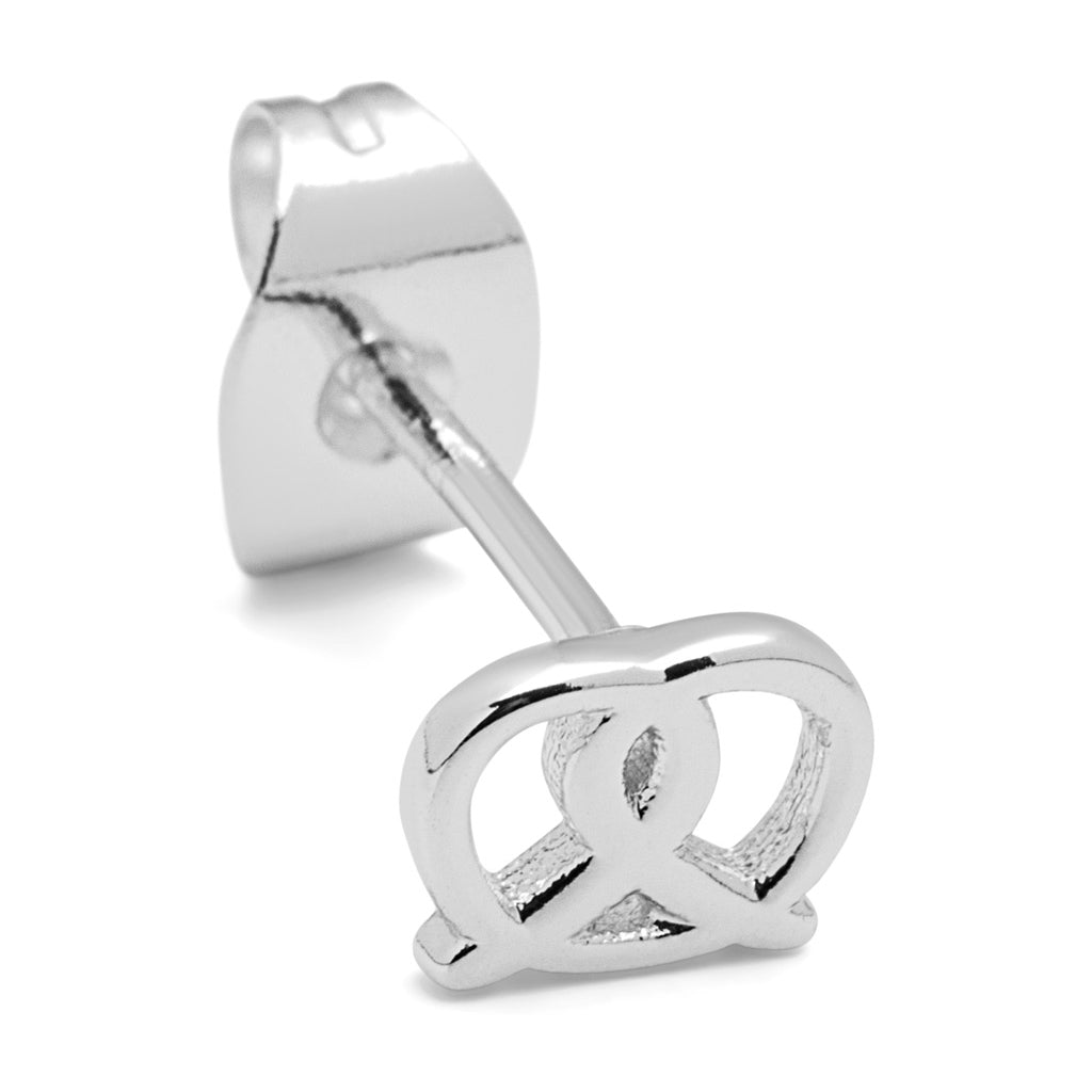 LULU Copenhagen Pretzel Ohrring 1 stück Ear stud, 1 pcs Silber