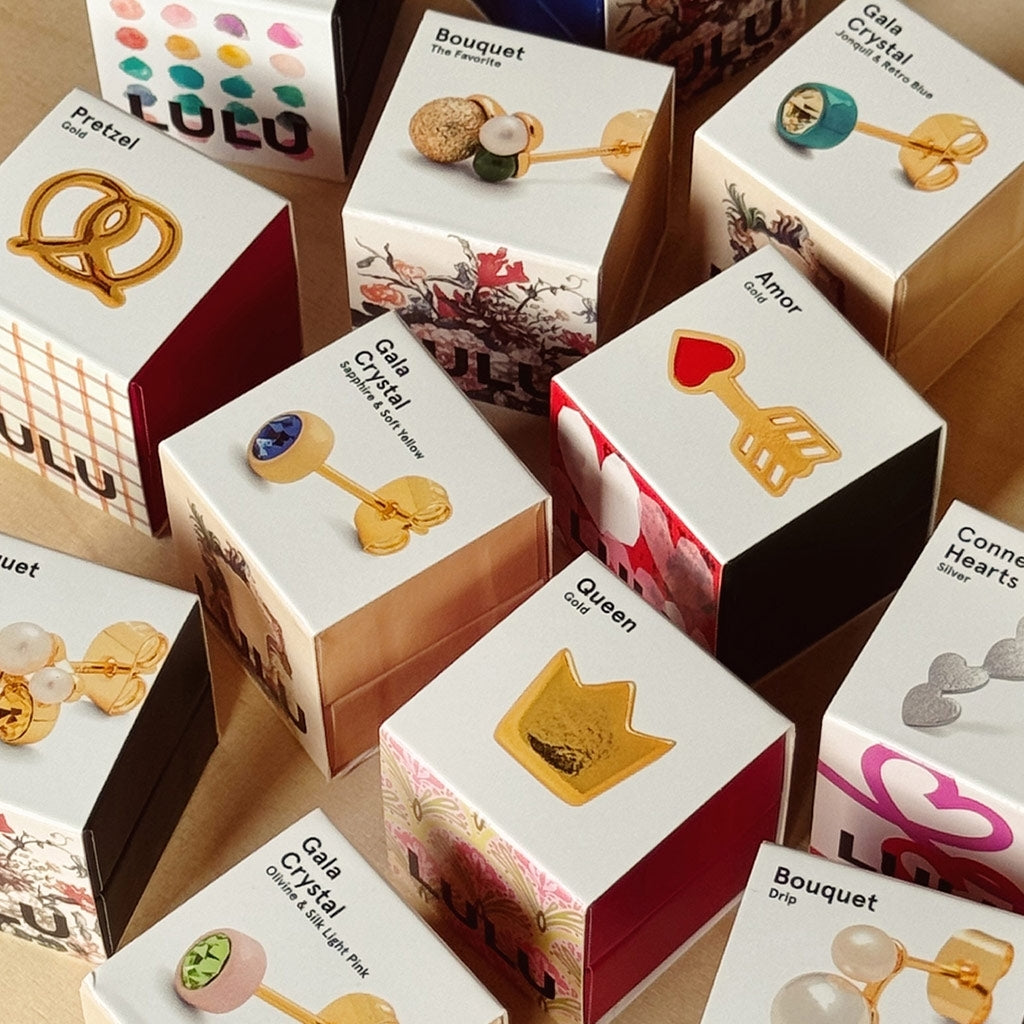 LULU Copenhagen Queen Ohrring 1 stück Ear stud, 1 pcs Vergoldet