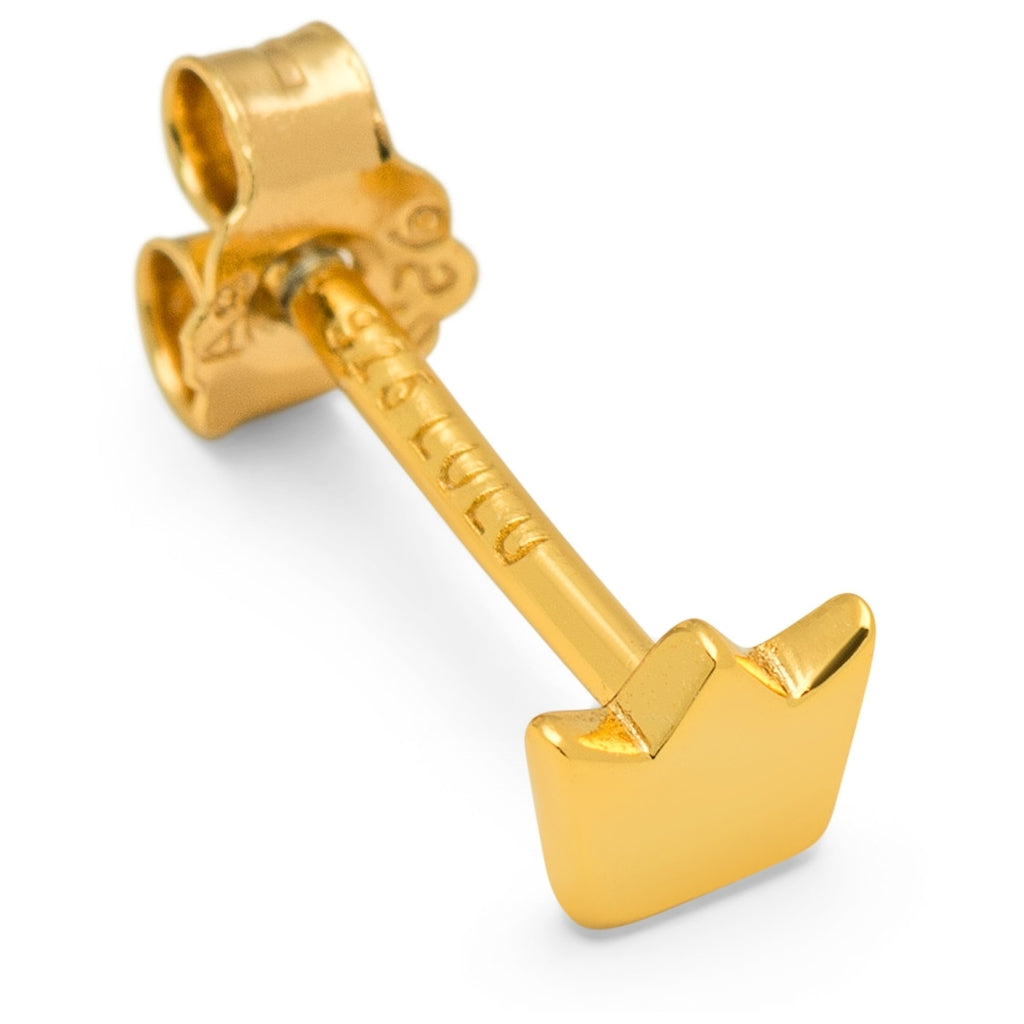 LULU Copenhagen Queen Ohrring 1 stück Ear stud, 1 pcs Vergoldet