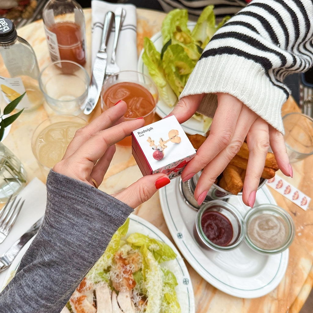 LULU Copenhagen Rudolph Ohrring 1 stück Ear stud, 1 pcs Vergoldet