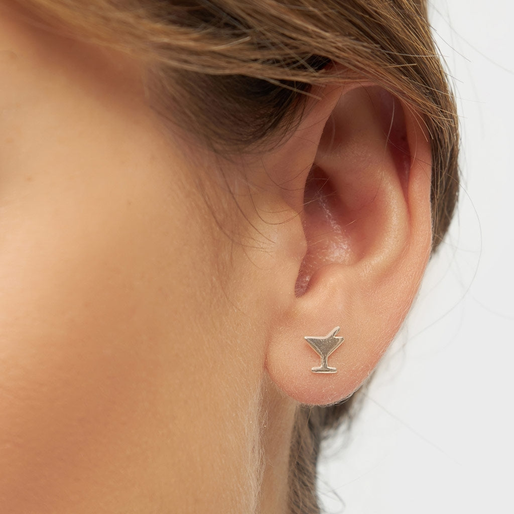 LULU Copenhagen Saturday Ohrring 1 stück Ear stud, 1 pcs Silver Plated