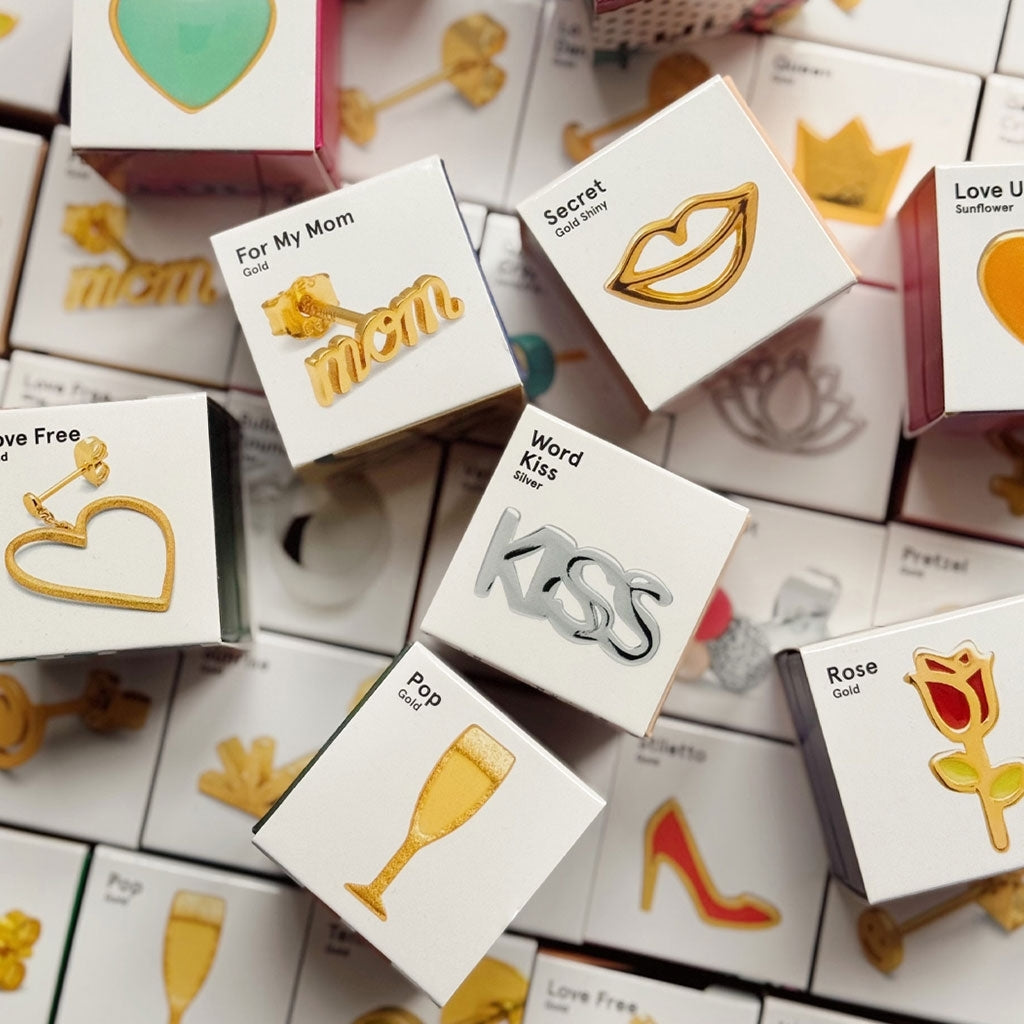 LULU Copenhagen Secret Ohrring 1 stück Ear stud, 1 pcs Vergoldet