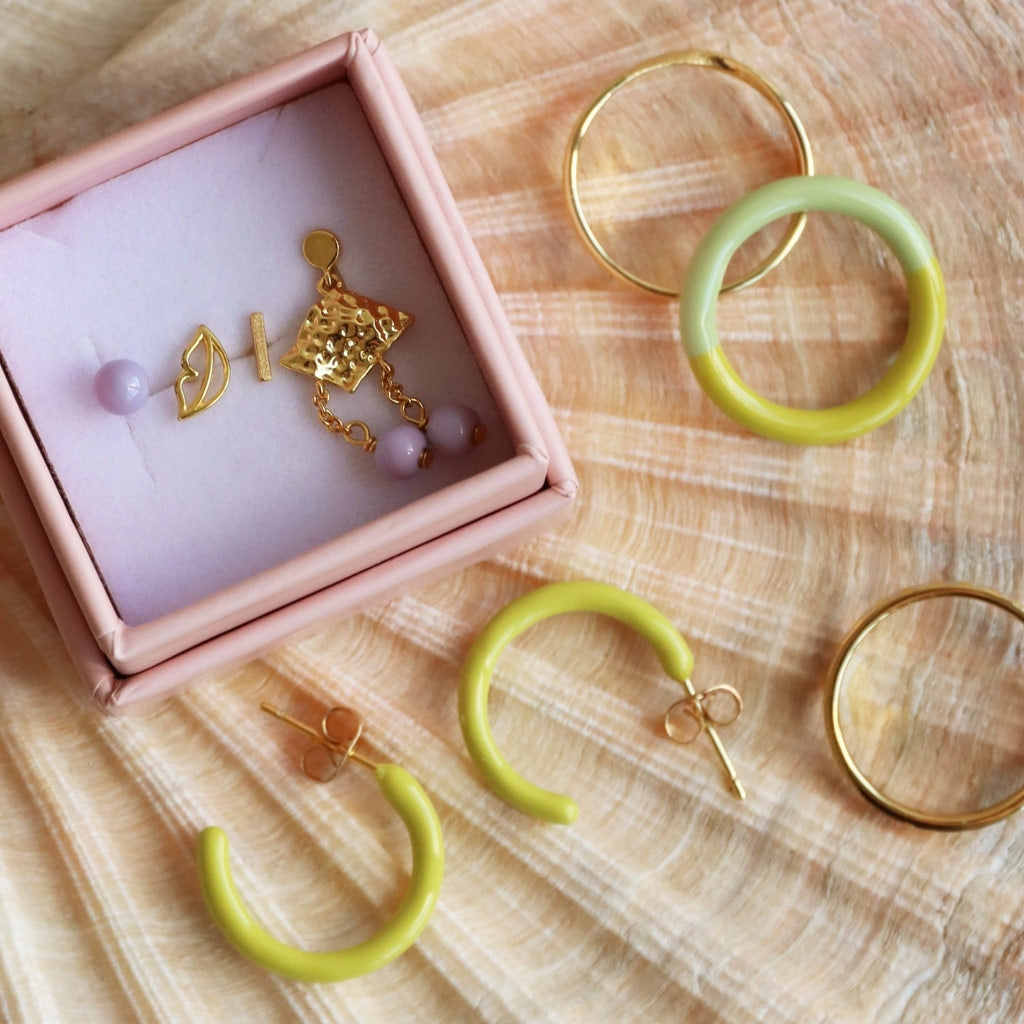 LULU Copenhagen Secret Ohrring 1 stück Ear stud, 1 pcs Vergoldet