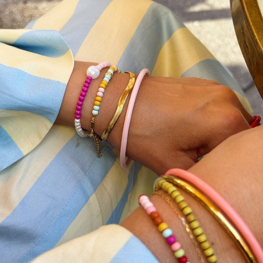 LULU Copenhagen Snake Armband vergoldet Bracelets Vergoldet