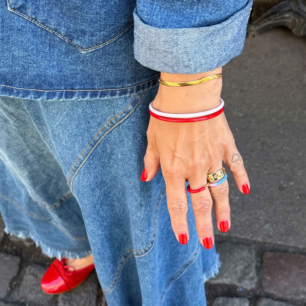 LULU Copenhagen Snake Armband vergoldet Bracelets Vergoldet