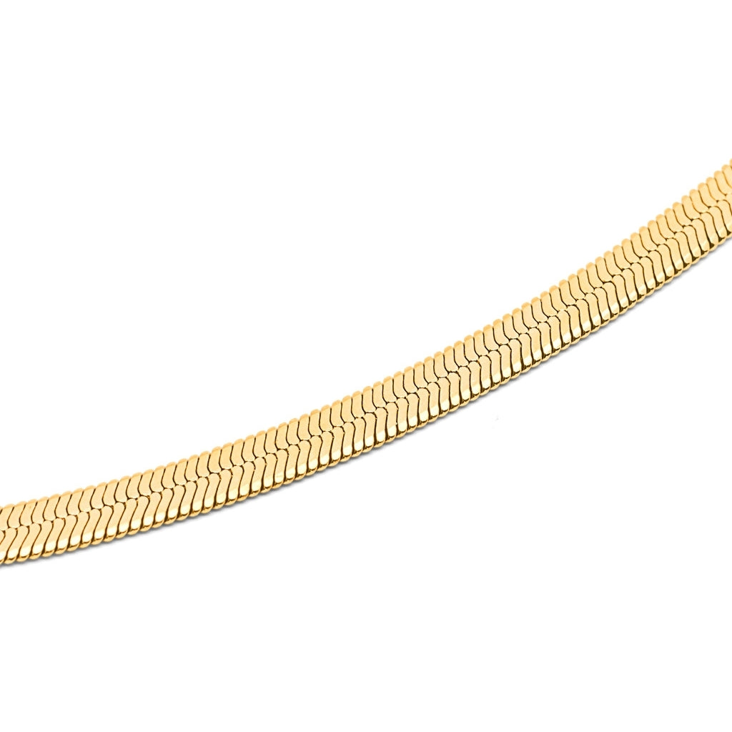 LULU Copenhagen Snake Halskette vergoldet Necklaces Vergoldet