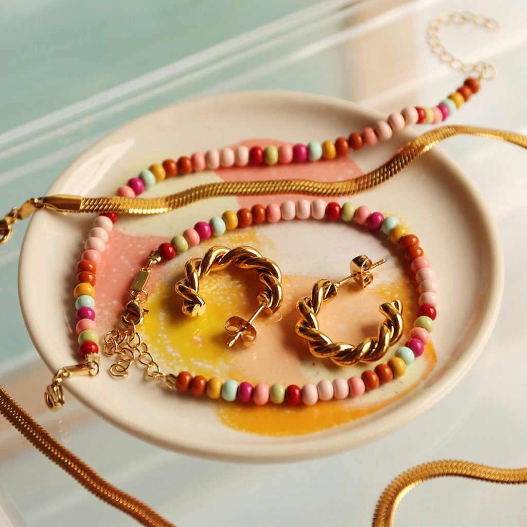 LULU Copenhagen Snake Halskette vergoldet Necklaces Vergoldet