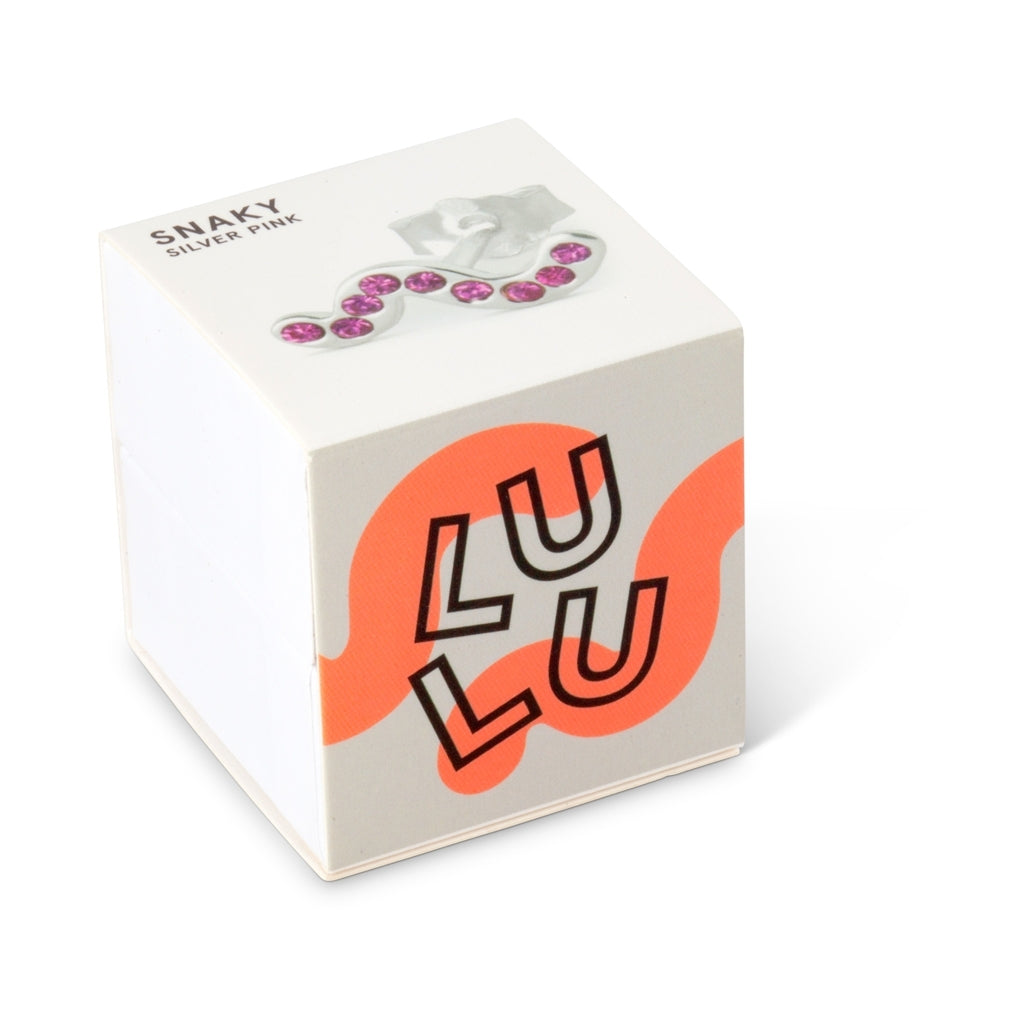 LULU Copenhagen Snaky Ohrring 1 stück Ear stud, 1 pcs Pink