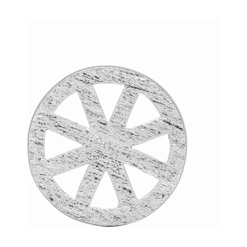 LULU Copenhagen Spinning Wheel Ohrring 1 stück Ear stud, 1 pcs Silber