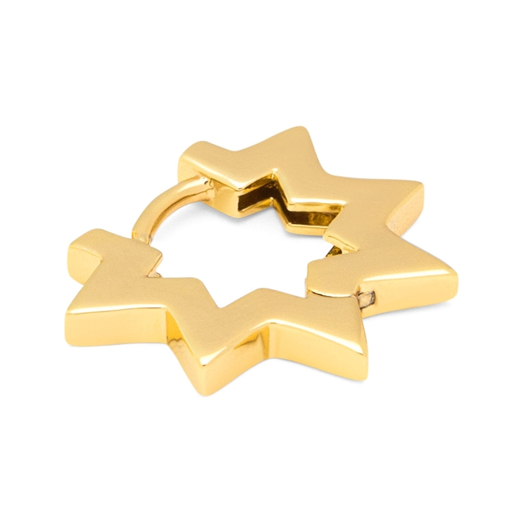 LULU Copenhagen Star Hoops paar Hoops Vergoldet