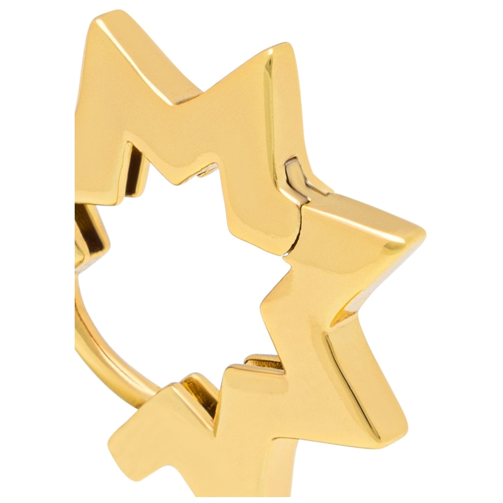 LULU Copenhagen Star Hoops paar Hoops Vergoldet